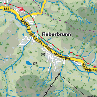 Übersichtsplan Fieberbrunn