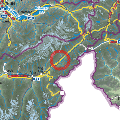 Landkarte Fiesch