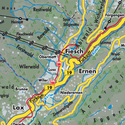 Übersichtsplan Fiesch