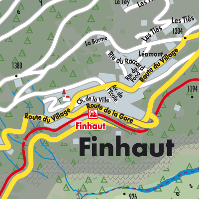 Stadtplan Finhaut