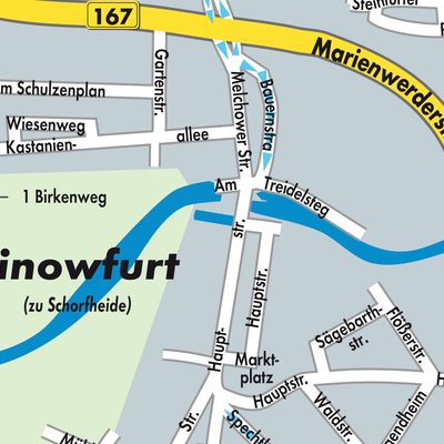 Stadtplan Finowfurt