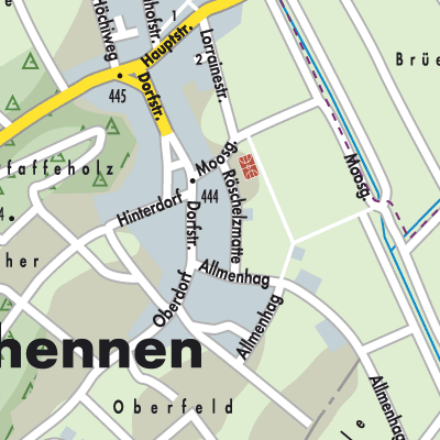 Stadtplan Finsterhennen