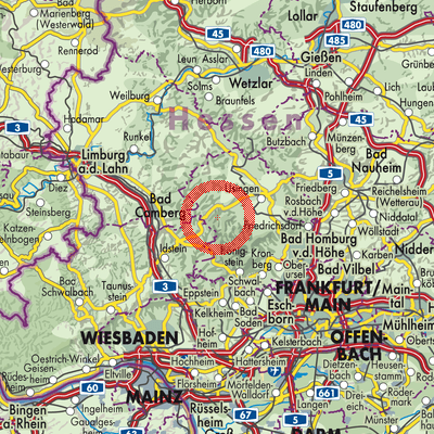 Landkarte Finsternthal