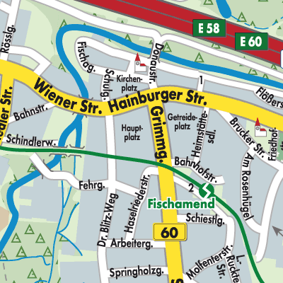 Stadtplan Fischamend