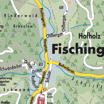 Stadtplan Fischingen