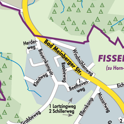 Stadtplan Fissenknick