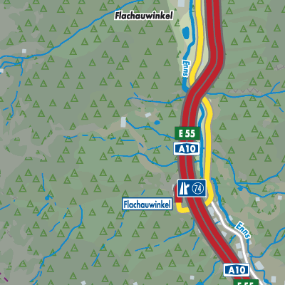 Übersichtsplan Flachau