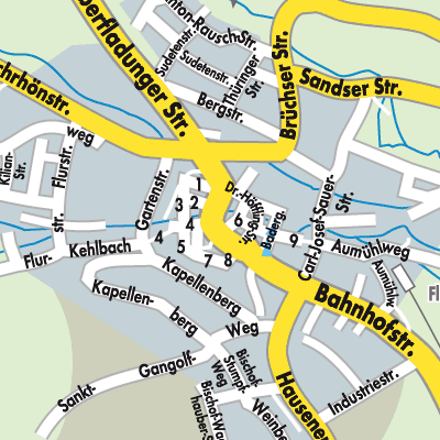 Stadtplan Fladungen (VGem)