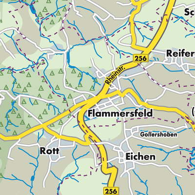 Übersichtsplan Flammersfeld