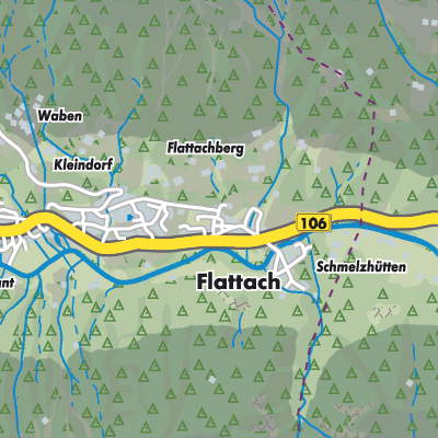 Übersichtsplan Flattach