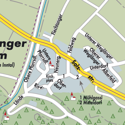 Stadtplan Flaurling