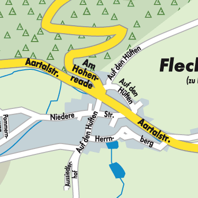 Stadtplan Flechtdorf