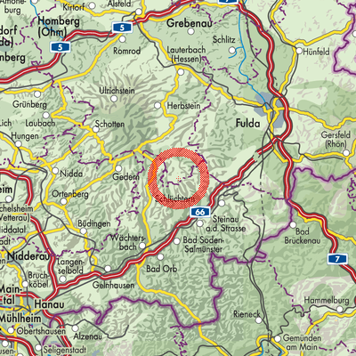 Landkarte Fleschenbach