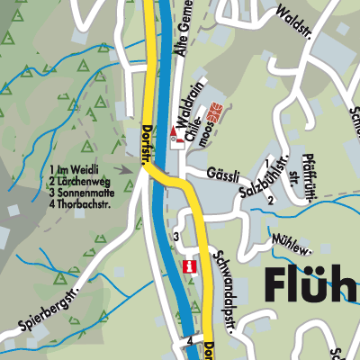 Stadtplan Flühli