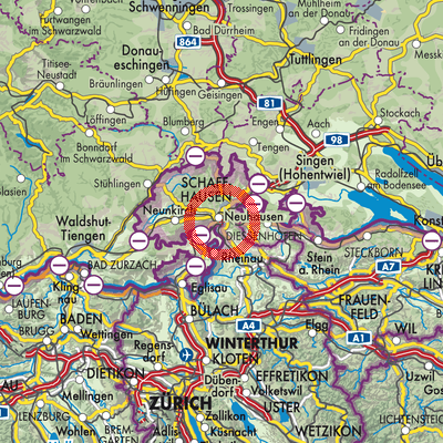 Landkarte Flurlingen