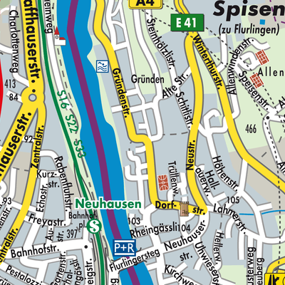 Stadtplan Flurlingen