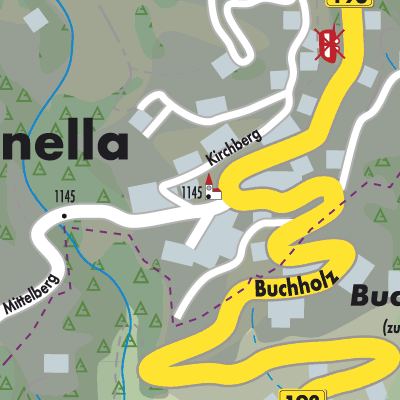 Stadtplan Fontanella