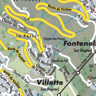 Stadtplan Fontenelle-Dessus