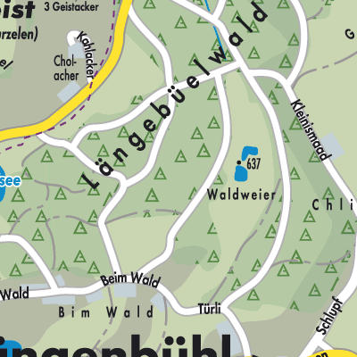 Stadtplan Forst-Längenbühl