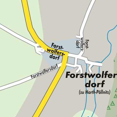 Stadtplan Forstwolfersdorf