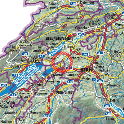 Landkarte Fräschels
