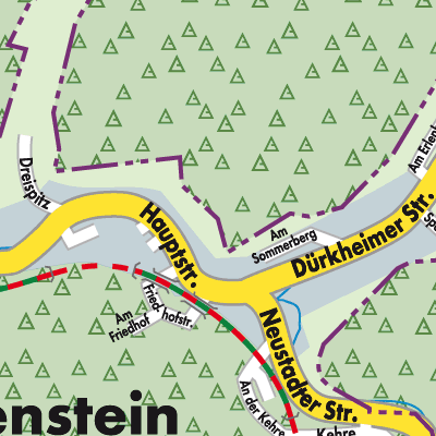 Stadtplan Frankenstein
