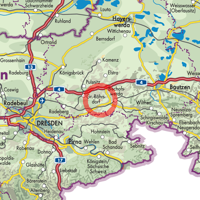 Landkarte Frankenthal