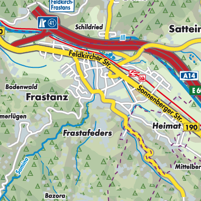 Übersichtsplan Frastanz