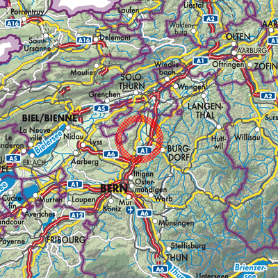 Landkarte Fraubrunnen