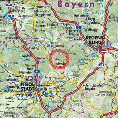 Landkarte Frauenberghausen