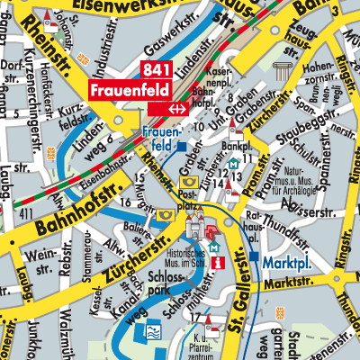 Stadtplan Frauenfeld