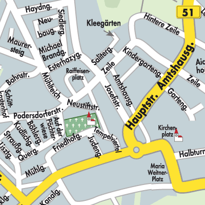 Stadtplan Frauenkirchen