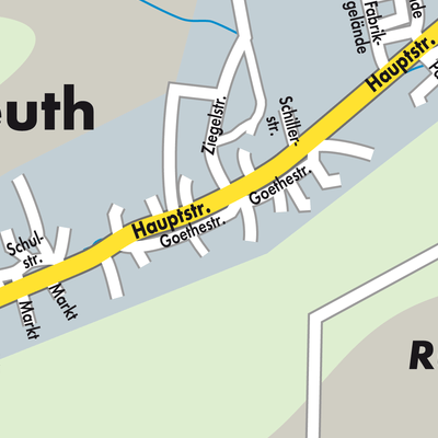 Stadtplan Fraureuth