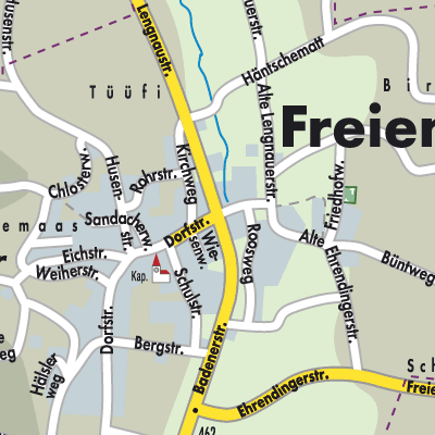 Stadtplan Freienwil