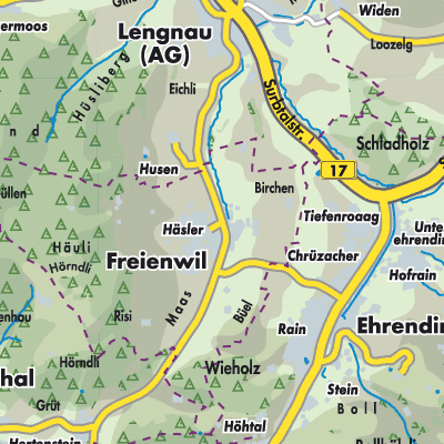 Übersichtsplan Freienwil