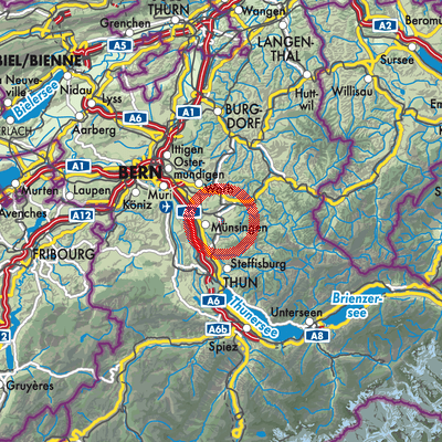 Landkarte Freimettigen