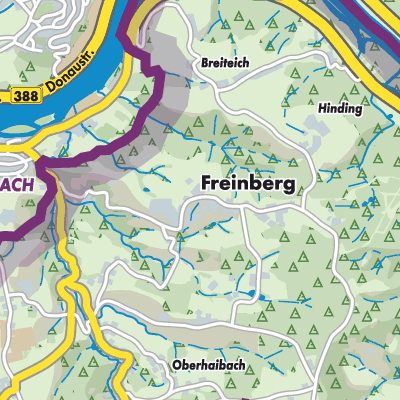 Übersichtsplan Freinberg