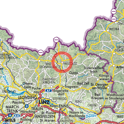 Landkarte Freistadt