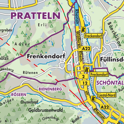Übersichtsplan Frenkendorf