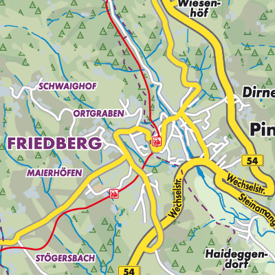 Übersichtsplan Friedberg