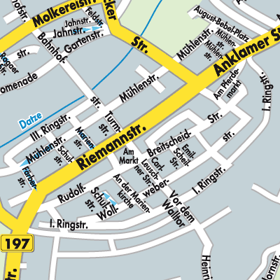 Stadtplan Friedland