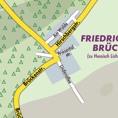 Stadtplan Friedrichsbrück