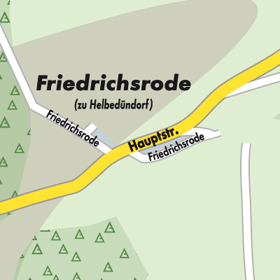 Stadtplan Friedrichsrode
