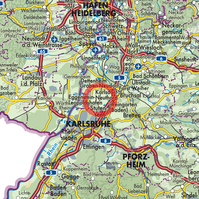 Landkarte Friedrichstal