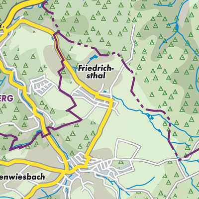 Übersichtsplan Friedrichsthal