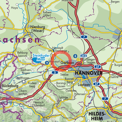 Landkarte Frielingen