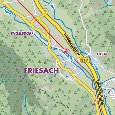 Übersichtsplan Friesach