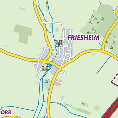 Übersichtsplan Friesheim