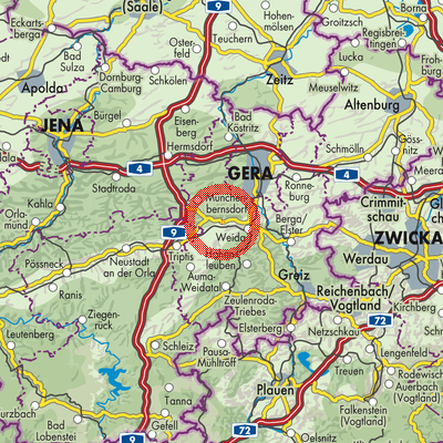 Landkarte Frießnitz