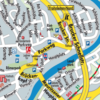 Stadtplan Frohnleiten